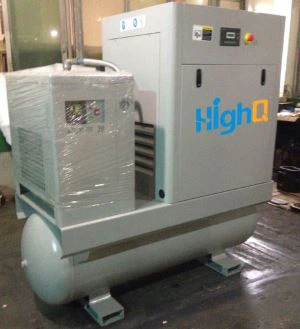 7.5HP 10HP 15HP 20HP 5.5KW 7.5KW 11KW 15KW eficiente Industrial rotativo directo por compresor de aire compacto lubricados por aceite